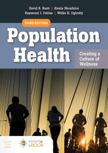 EBOOK Population Health Creating a Culture of Wellness with Navigate 2 eBook Access