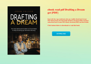 ebook read pdf Drafting a Dream get [PDF]