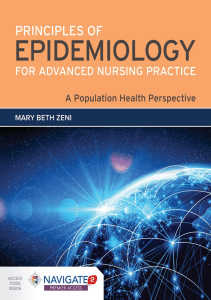 DOWNLOAD Principles of Epidemiology for Advanced Nursing Practice A Population Health 