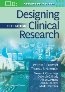 BOOK Designing Clinical Research