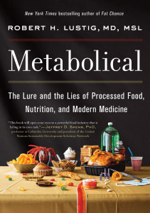 BOOKS Metabolical The Lure and the Lies of Processed Food Nutrition and Modern 