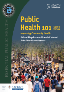 BOOK Public Health 101 Improving Community Health