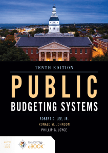 DOWNLOAD Public Budgeting Systems