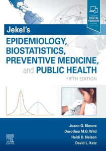 READ Jekel s Epidemiology Biostatistics Preventive Medicine and Public Health With 