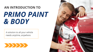 Revive Your Ride with Primo Paint & Body!