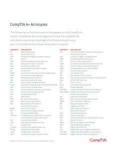 CompTIA-A+Acronyms