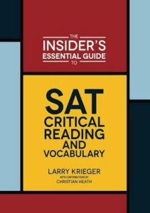 READ The Insider s Essential Guide to SAT Critical Reading and Vocabulary