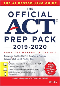 AMAZING BOOK The Official ACT Prep Pack 2019 2020 with 7 Full Practice Tests