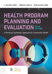 EBOOK Health Program Planning and Evaluation A Practical Systematic Approach to 