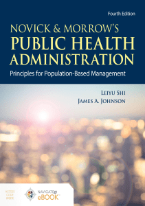 DOWNLOAD Novick Morrow s Public Health Administration Principles for Population 