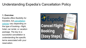 Understanding Expedia’s Cancellation Policy