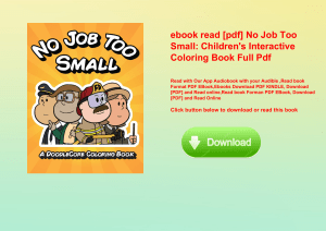 ebook read [pdf] No Job Too Small Children's Interactive Coloring Book Full Pdf