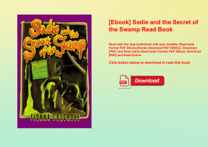 [Ebook] Sadie and the Secret of the Swamp Read Book