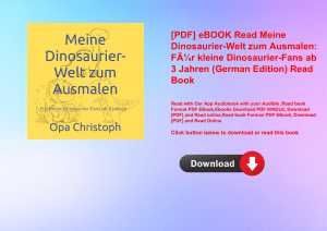 [PDF] eBOOK Read Meine Dinosaurier-Welt zum Ausmalen FÃƒÂ¼r kleine Dinosaurier-Fans ab 3 Jahren (German Edition) Read Book