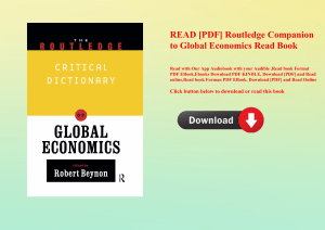 READ [PDF] Routledge Companion to Global Economics Read Book