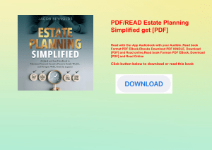 PDFREAD Estate Planning Simplified get [PDF]