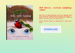 PDF Hello  Little Ladybug [PDF] 