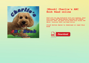 [Ebook] Charlie's ABC Book Read online