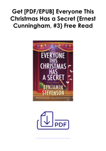 [Download] Everyone This Christmas Has a Secret (Ernest Cunningham, #3) As Audible *Author : Benjamin   Stevenson