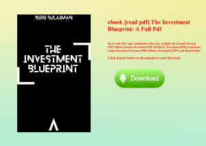 ebook [read pdf] The Investment Blueprint A Full Pdf