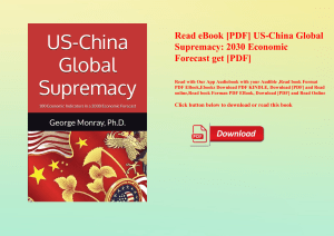 Read eBook [PDF] US-China Global Supremacy 2030 Economic Forecast get [PDF]