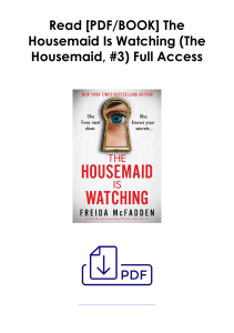 Read The Housemaid Is Watching (The Housemaid, #3) As AZW *Author : Freida McFadden