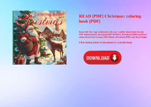 READ [PDF] Christmas coloring book [PDF] 