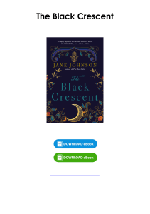 (Download) The Black Crescent By Jane            Johnson