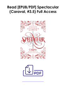 Download Spectacular (Caraval, #3.5) As (EPUB) *Author : Stephanie Garber