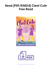 Read Online Cleat Cute As [DOCS] *Author : Meryl Wilsner