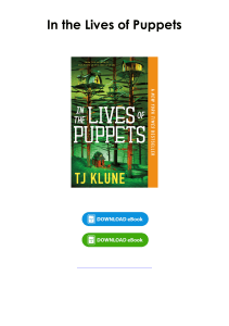 Read (pdf) Book In the Lives of Puppets By T.J. Klune