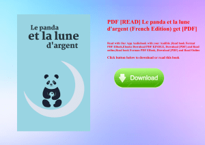 PDF [READ] Le panda et la lune d'argent (French Edition) get [PDF]