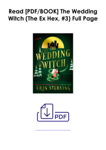 [PDF] Books Free  The Wedding Witch (The Ex Hex, #3) by Erin Sterling Full Page