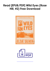 Get Wild Eyes (Rose Hill, #2) As (PDF) *Author : Elsie Silver