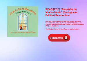 READ [PDF] AtravÃƒÂ©s da Minha Janela (Portuguese Edition) Read online