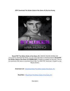 Download (PDF) The Striker (Gods of the Game, #1) BY: Ana Huang