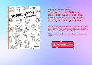 ebook read pdf Thanksgiving Coloring Book for Kids 50+ Fun and Cute Coloring Pages for Ages 1-4 get [PDF]