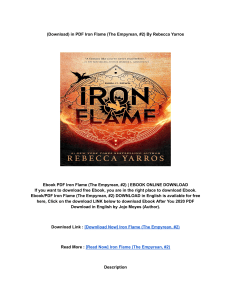 Download (PDF) Iron Flame (The Empyrean, #2) BY: Rebecca Yarros