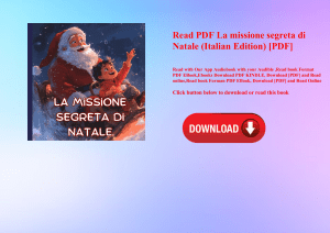 Read PDF La missione segreta di Natale (Italian Edition) [PDF] 