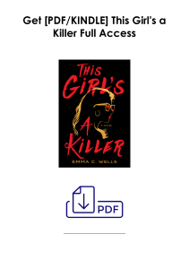 [PDF] Books Get  This Girl's a Killer by Emma C. Wells Full Page