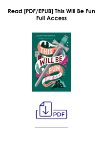 [PDF] Books Download  This Will Be Fun by E.B. Asher Full Page