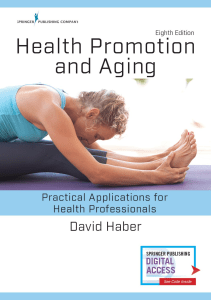 DOWNLOAD Health Promotion and Aging Practical Applications for Health Professionals