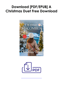 [PDF] Books Free  A Christmas Duet by Debbie Macomber Full Access