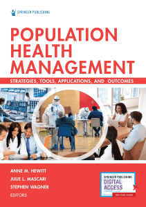 BOOK Population Health Management Strategies Tools Applications and Outcomes