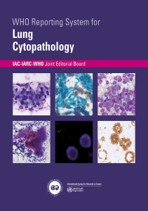 BOOK WHO Reporting System for Lung Cytopathology WHO Reporting Systems for 