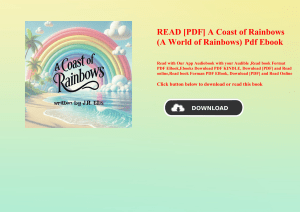 READ [PDF] A Coast of Rainbows (A World of Rainbows) Pdf Ebook