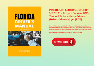 PDFREAD FLORIDA DRIVER'S MANUAL Prepare for your DMV Test and Drive with confidence (Drivers Manuals