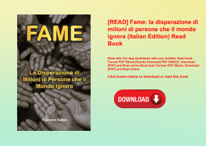 [READ] Fame la disperazione di milioni di persone che il mondo ignora (Italian Edition) Read Book