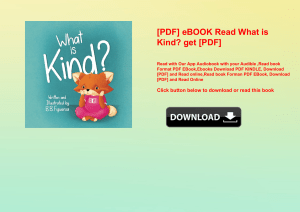 [PDF] eBOOK Read What is Kind get [PDF]