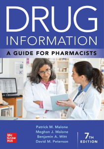 READ Drug Information A Guide for Pharmacists 7th Edition